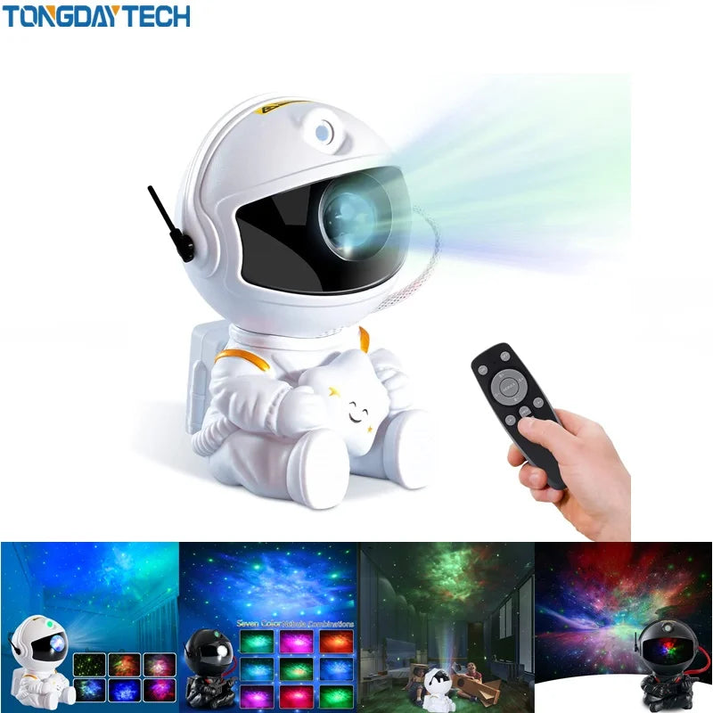 Projecteur Astronaute LED Galaxy avec Télécommande-Lampe Veilleuse
