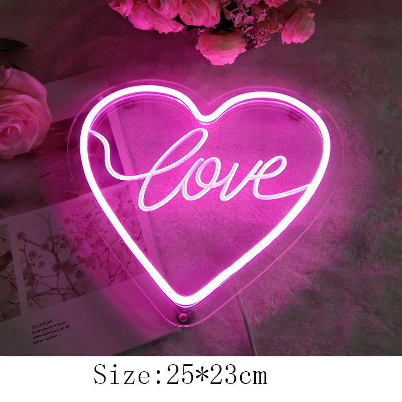 Enseigne Néon LED "Good Night" Décor-Lampe Veilleuse