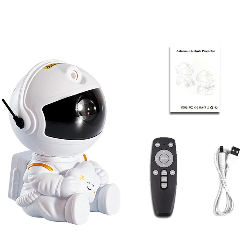 Projecteur Astronaute LED Galaxy avec Télécommande-Lampe Veilleuse
