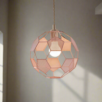 Thumbnail for Suspension Avec Abat-Jour En Forme De Ballon De Football-Lampe Veilleuse