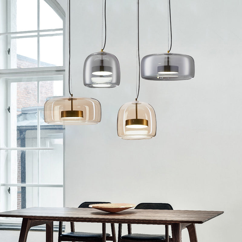 Fenora - Hôtel Lampe Suspendue En Verre-Lampe Veilleuse