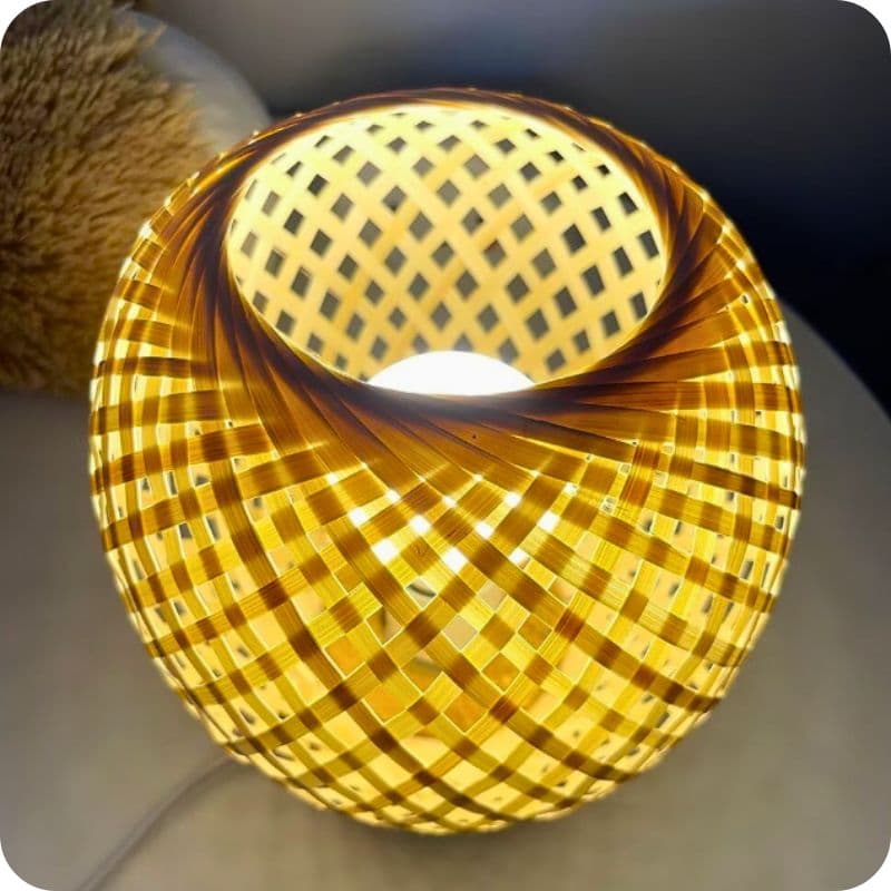 Lampe de chevet Bambou-Lampe Veilleuse
