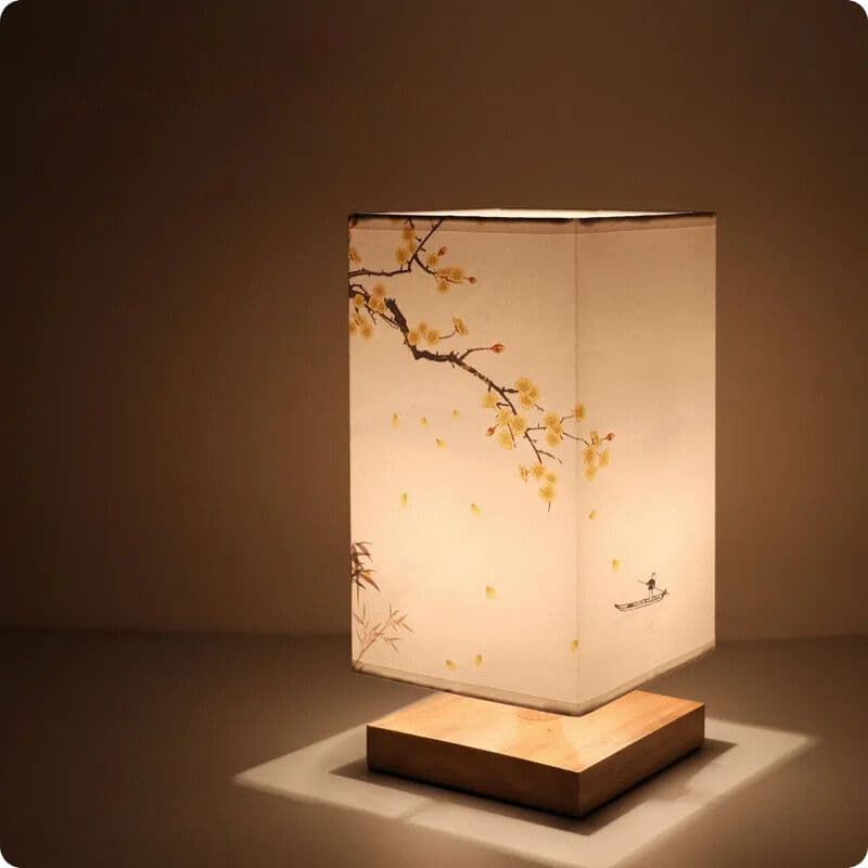 Lampe de chevet Japonaise-Lampe Veilleuse