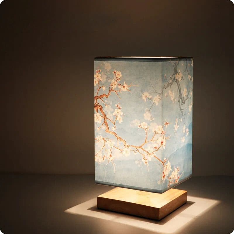 Lampe de chevet Japonaise-Lampe Veilleuse