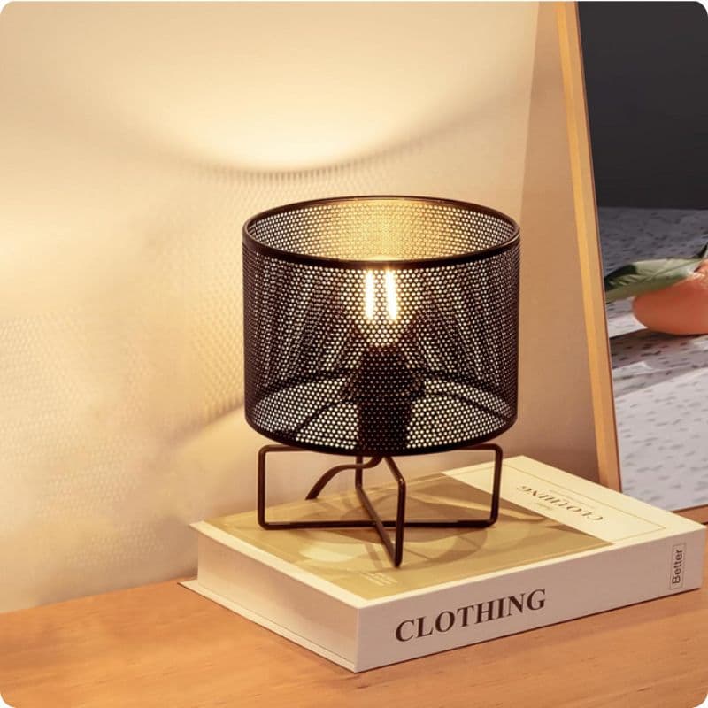 Lampe de chevet Métal Industrielle-Lampe Veilleuse