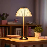 Thumbnail for Lampe De Table Sans Fil En Métal Et Cristal-Lampe Veilleuse