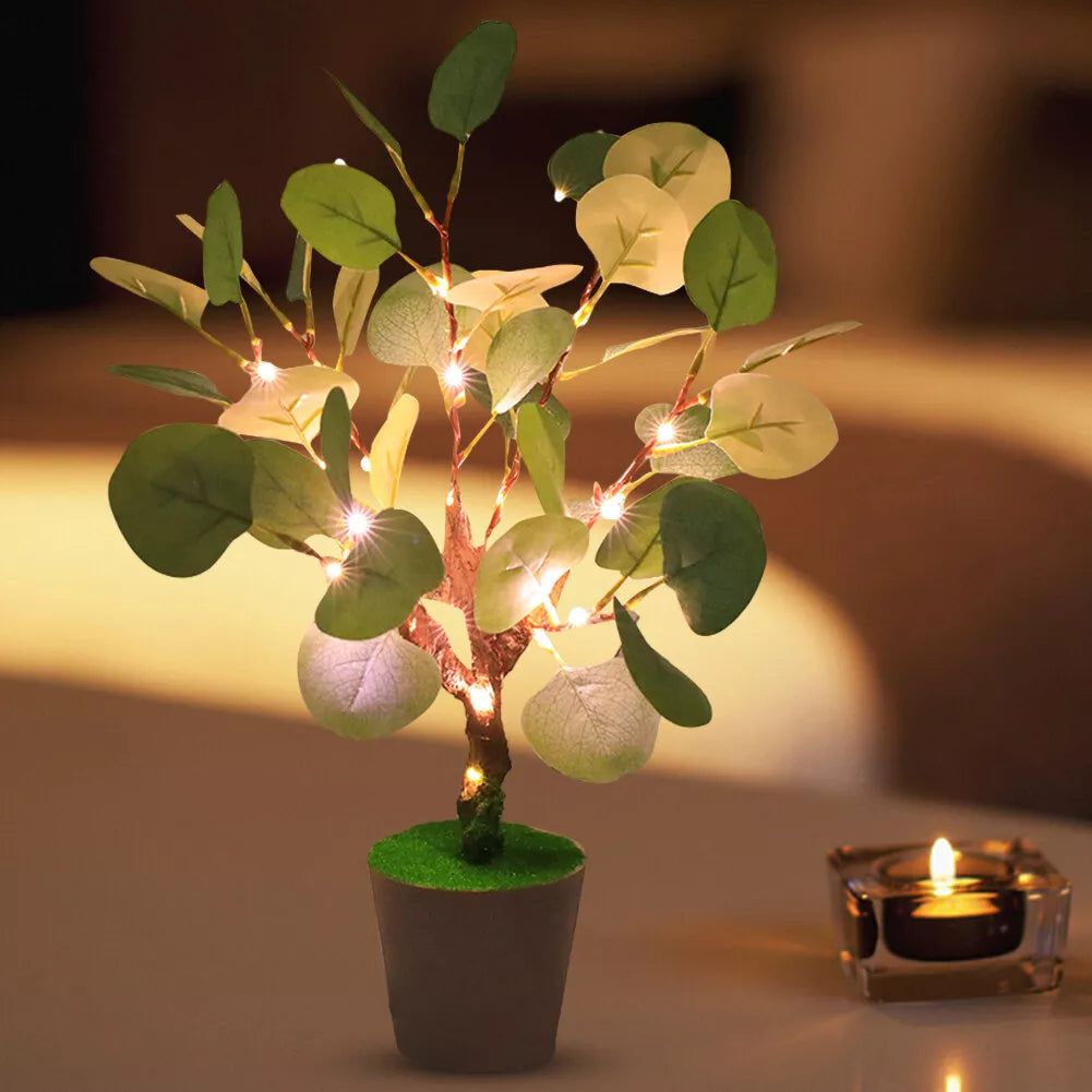 Veilleuse Led À Branche De Noël-Lampe Veilleuse